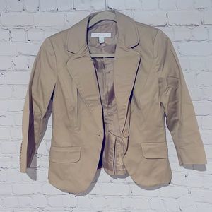 Tan blazer New York & Company